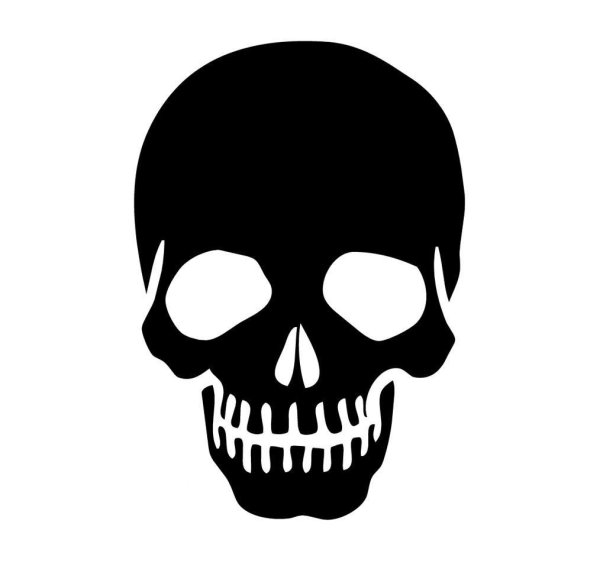 Черный череп