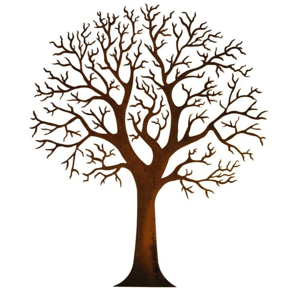Силуэт дерева без листьев