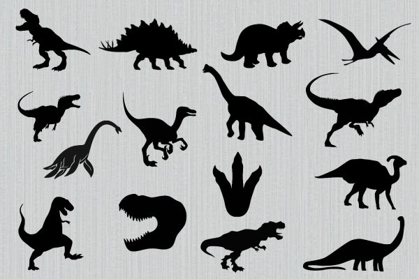 Динозавр очертания