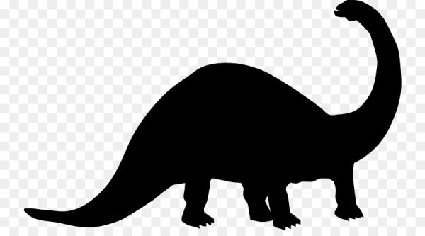 Силуэт динозавра