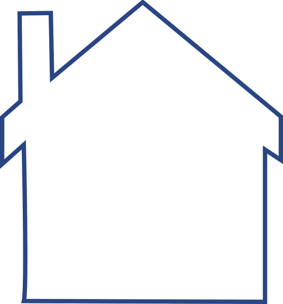 Домик контур