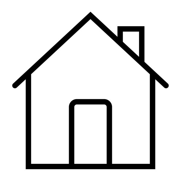 Домик с трубой иконка