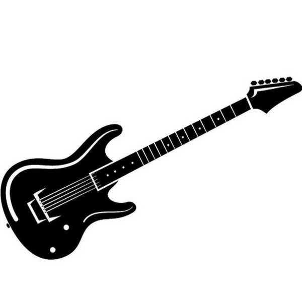 Электрогитара силуэт