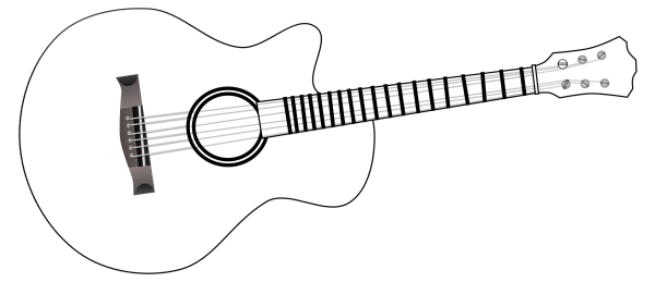 Гитара рисунок