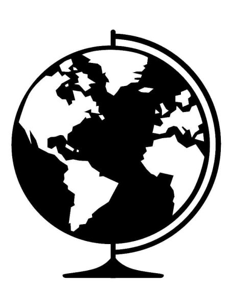 География силуэт