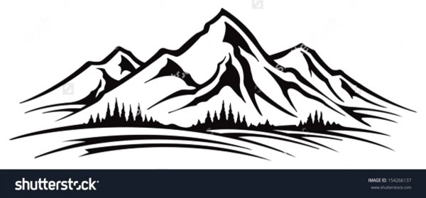 Горы схематично