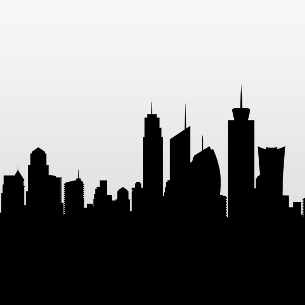 Очертания города