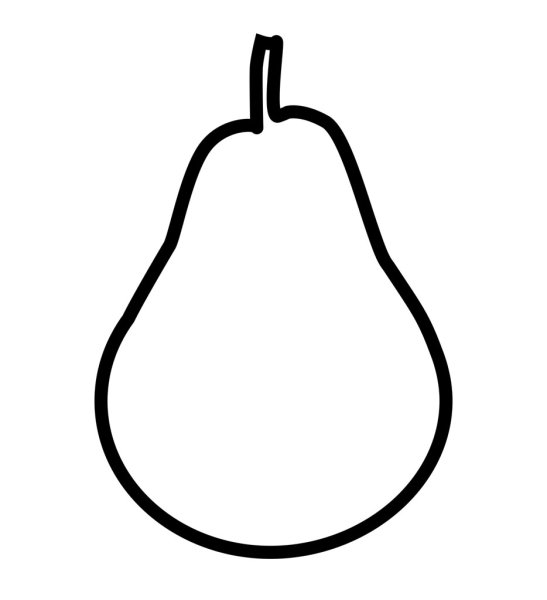 Груша контур