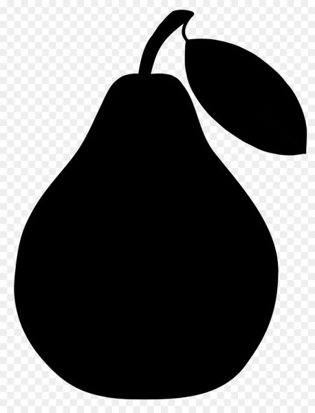 Фрукты силуэт