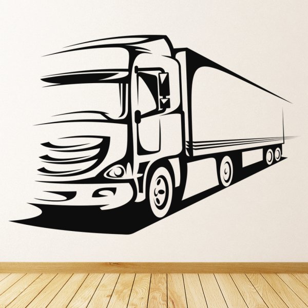 Эскиз грузового автомобиля