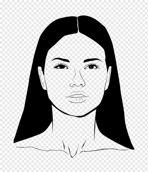 Контур лица