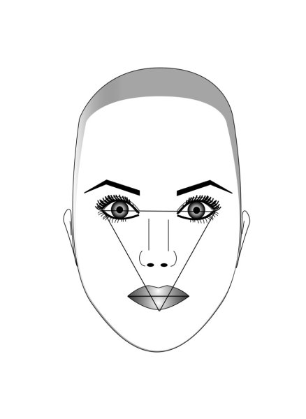 Овальное лицо схема