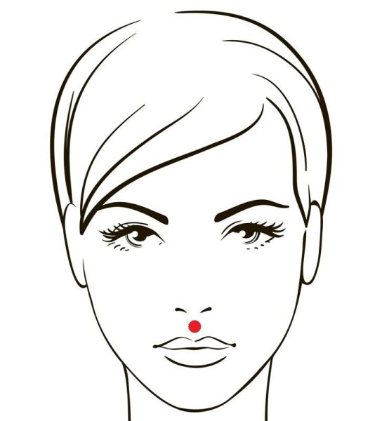 Лицо человека без волос