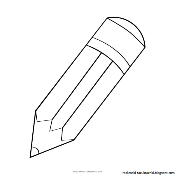 Карандаш раскраска для детей