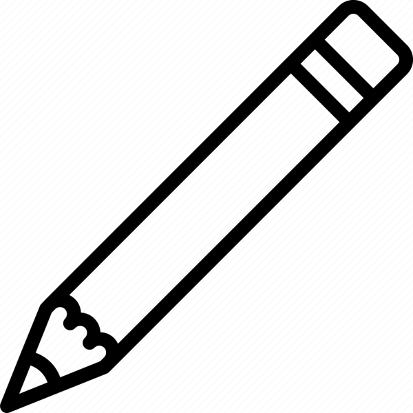 Контур заметки карандаш