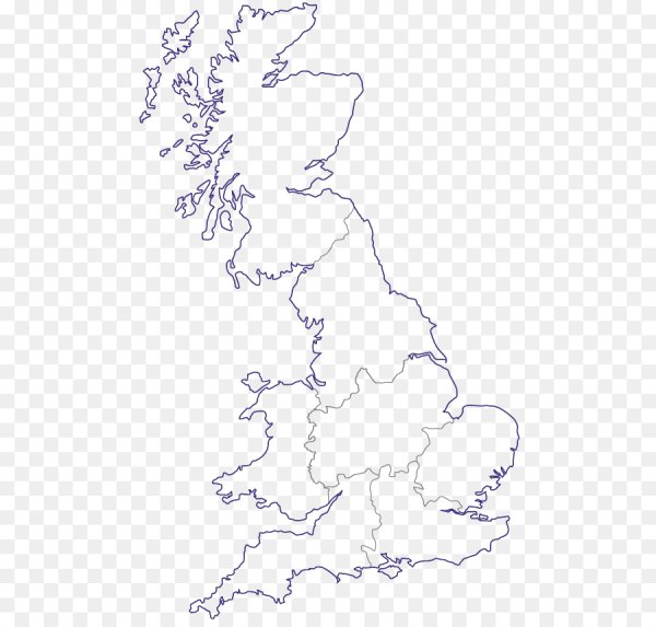 Контурная карта great Britain