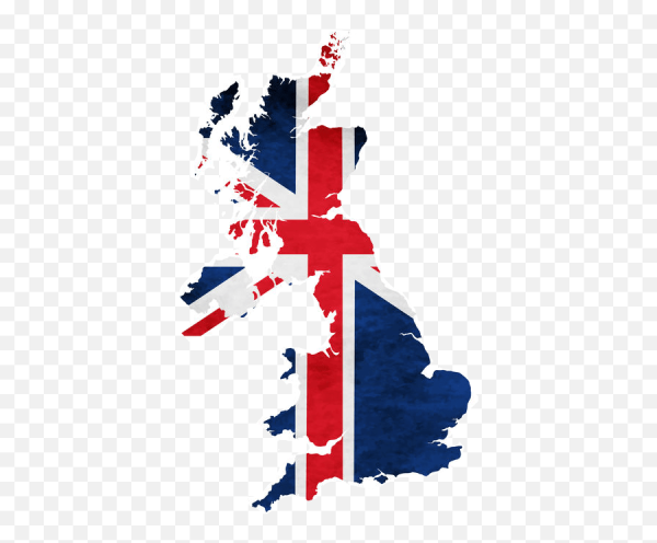 Англия на белом фоне