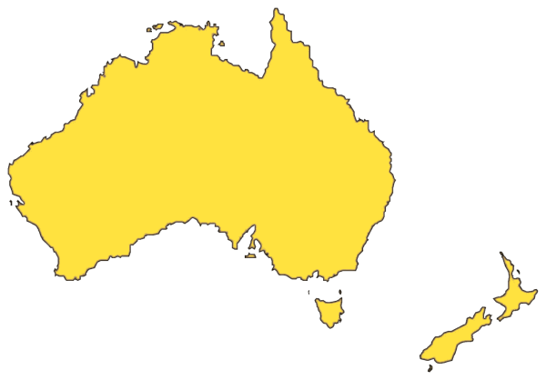 Австралия геоконтур континента