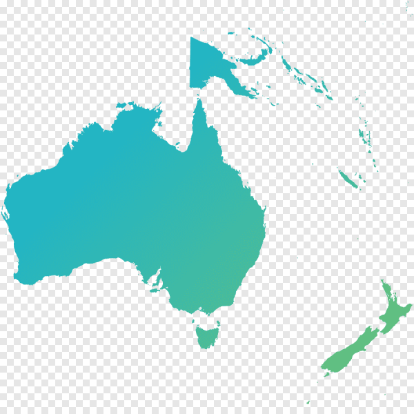 Карта Австралии без фона