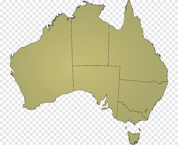 Австралия геоконтур континента