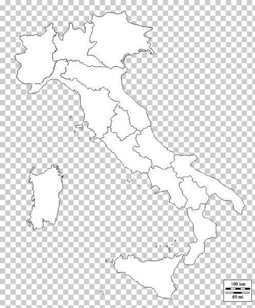 Карта Италии