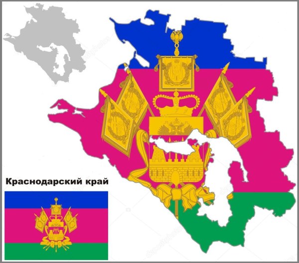 Очертания Краснодарского края