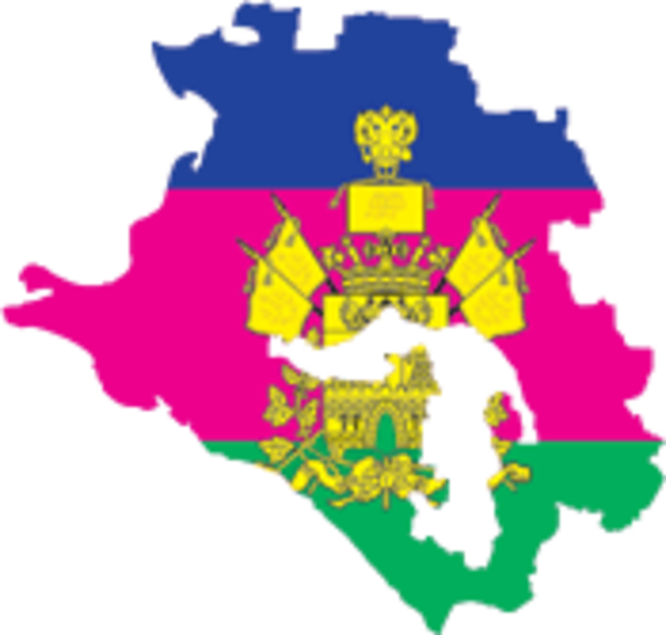 Краснодарский край карта флаг