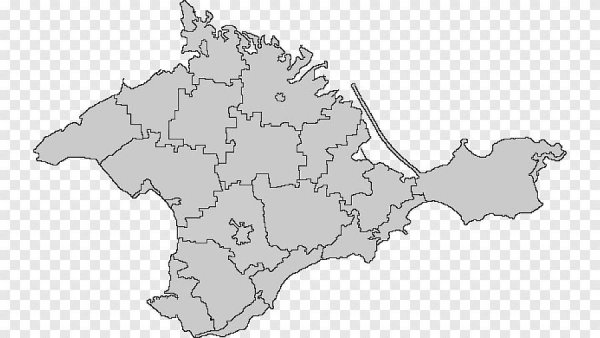 Контурная карта Республики Крым