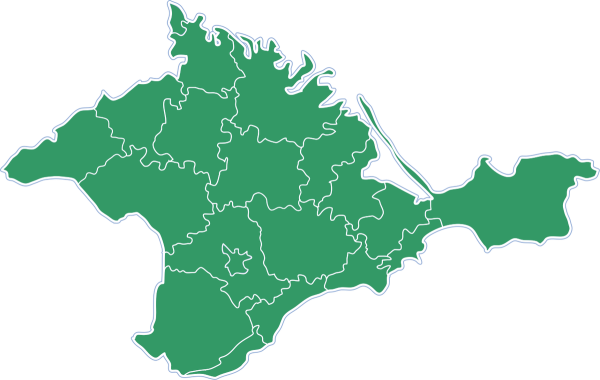 Крым очертания полуострова