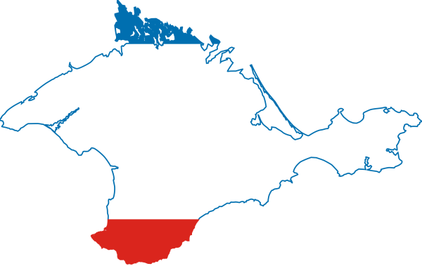 Флаг полуострова Крым