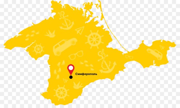 Карта Крыма вектор