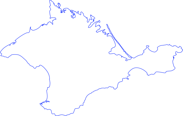 Контур Крымского полуострова