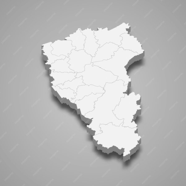 Карта Кемеровской области