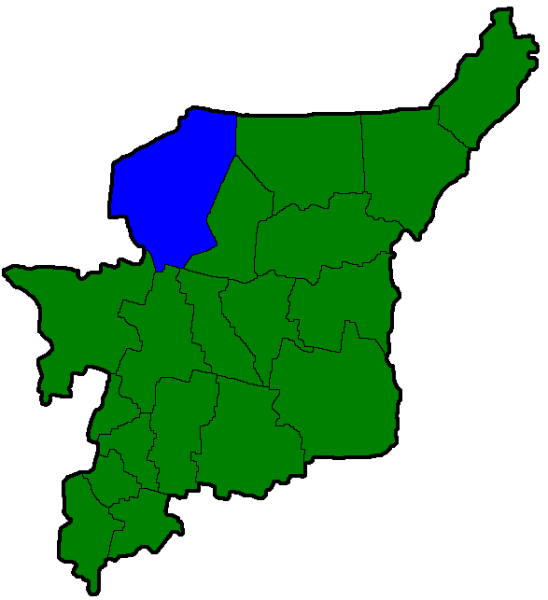 Карта Ижемского района Республики Коми