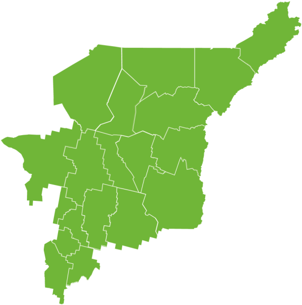 Очертания Республики Коми