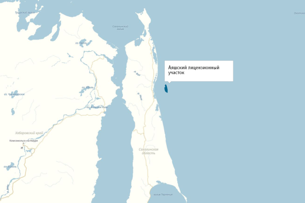 Сахалин нефть месторождения карта