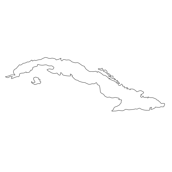 Остров Сахалин контур