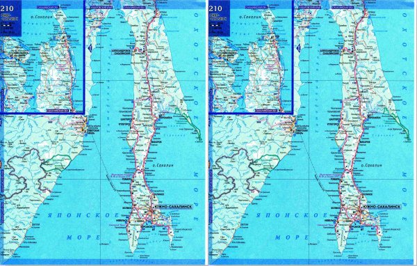 Сахалин поселки на карте