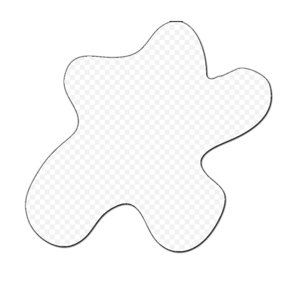 Кляксы очертания