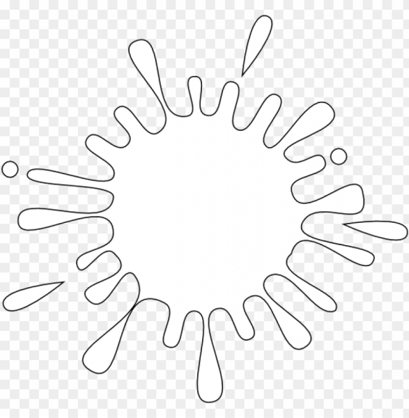 Клякса контур