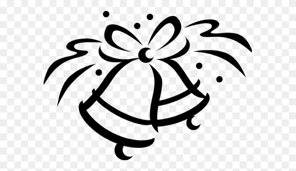 Колокольчик черно белый