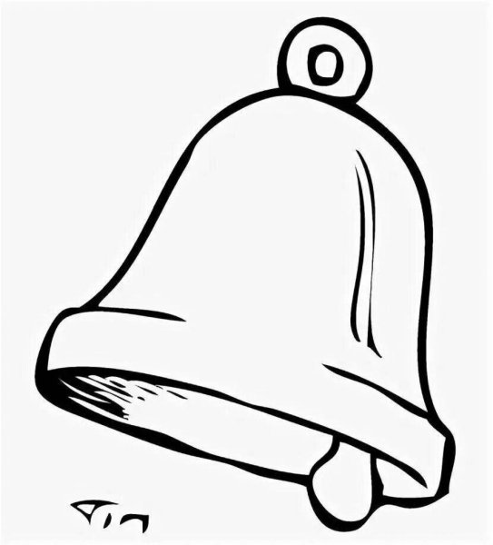 Колокол раскраска