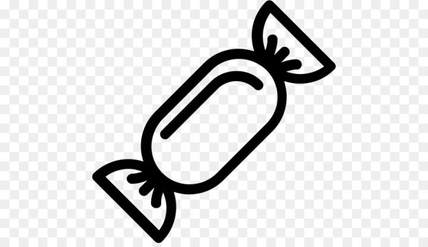 Значок конфеты