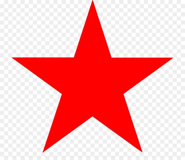 Звезда красного цвета