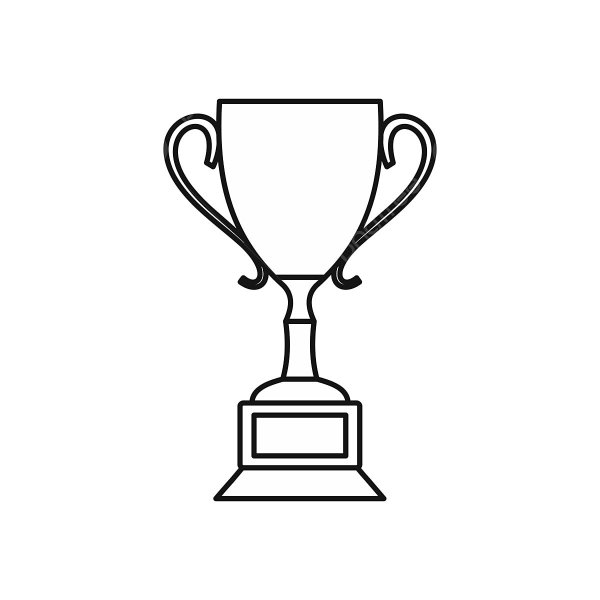 Кубок чб на прозрачном фоне