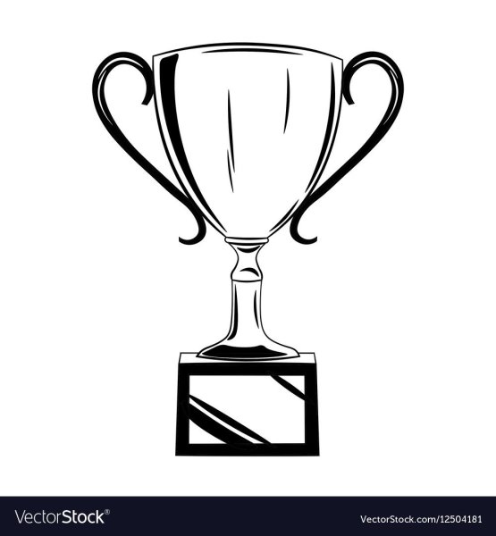 Кубок раскраска для детей