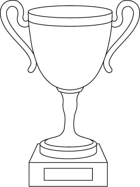 Кубок раскраска