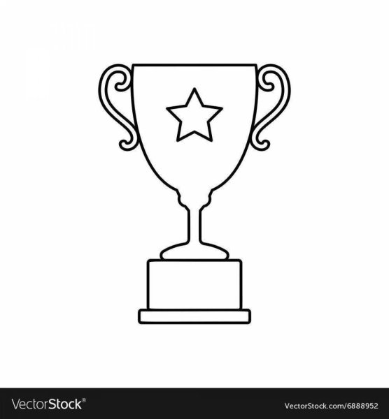 Кубок для раскрашивания