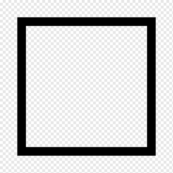 Черная рамка квадрат