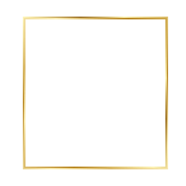 Золотая рамка прямоугольная